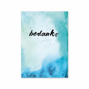 Minikaartje - Bedankt