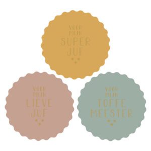 Stickers juf/meester
