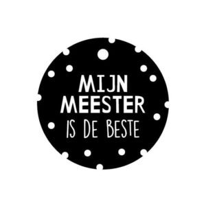 cadeaulabel meester