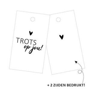 cadeaulabel trots op jou