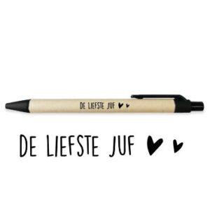 Eco pen liefste juf