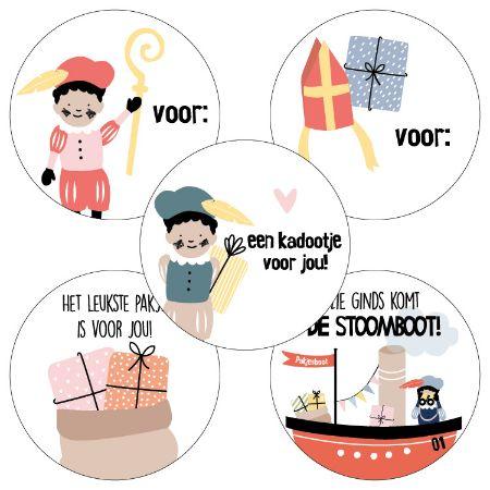 stickers sinterklaas- kleur