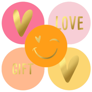 Sticker Love pastel